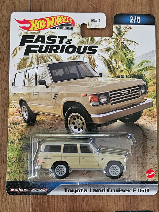 Hot Wheels Premium Fast & Furious #2/5 - Toyota Land Cruiser FJ60