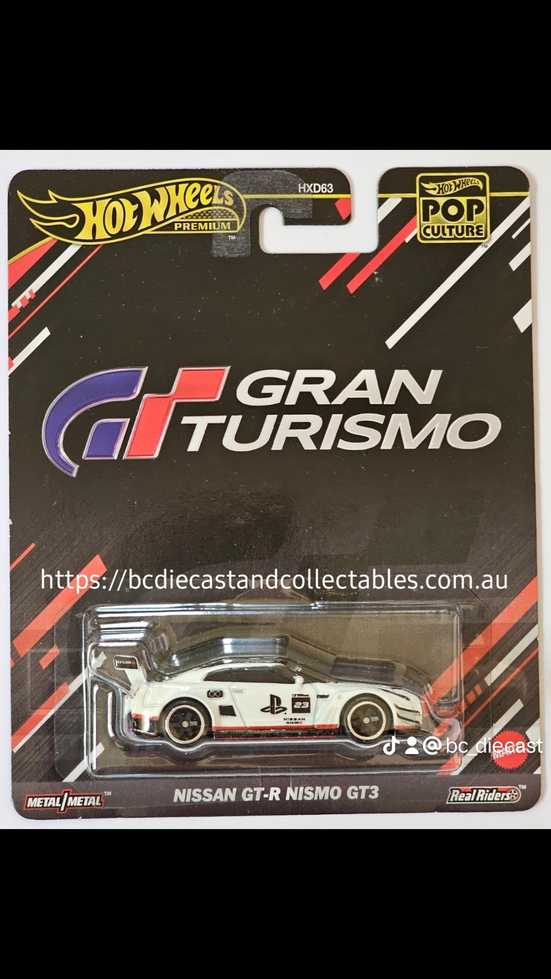 Hot Wheels Pop Culture Grand Tourismo Nissan GT-R Nismo GT3