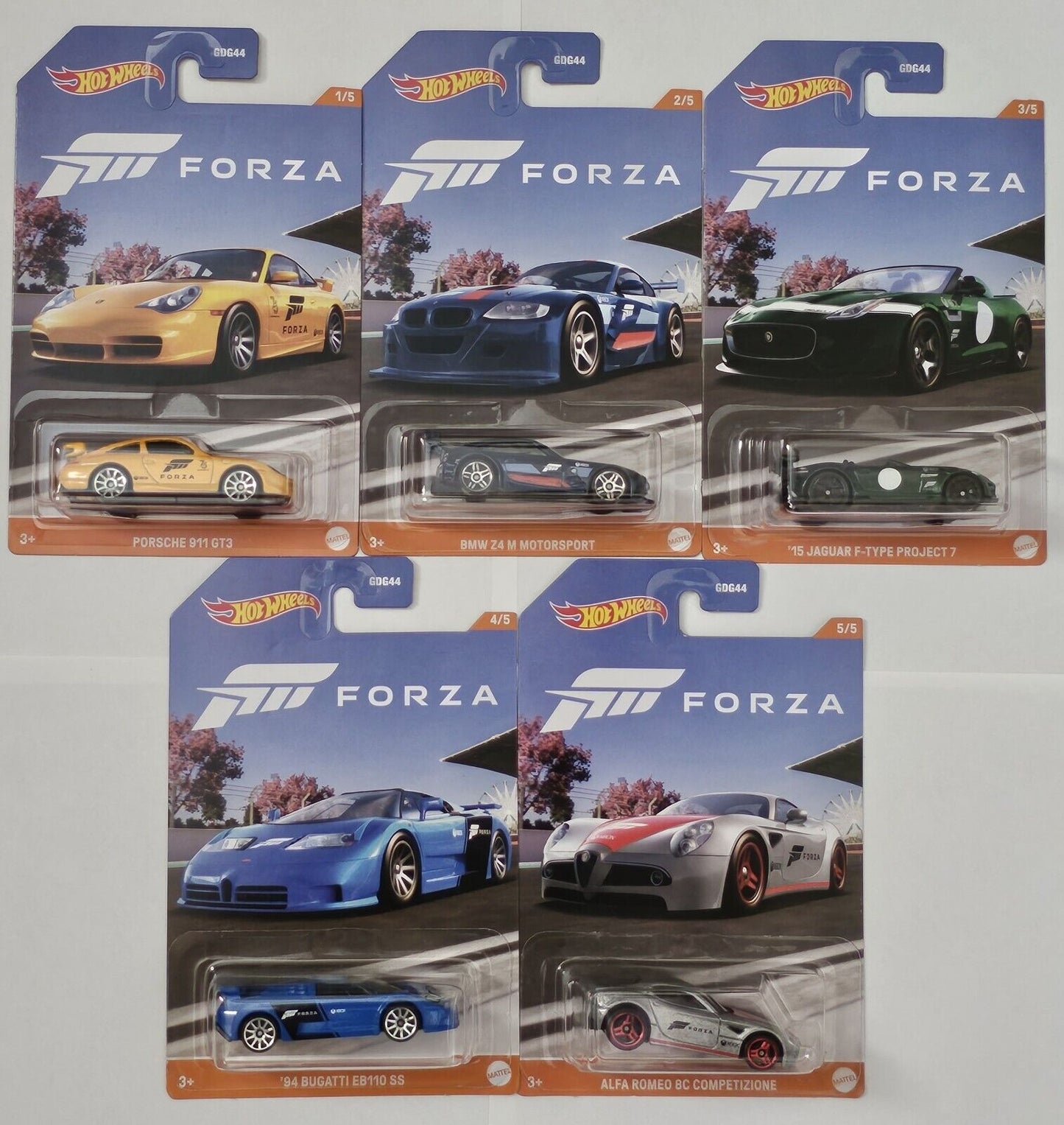 Hot Wheels Forza Motorsport (Set of 5)