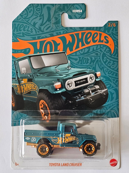 Hot Wheels 56th Anniversary Teal & Orange TOYOTA LAND CRUISER