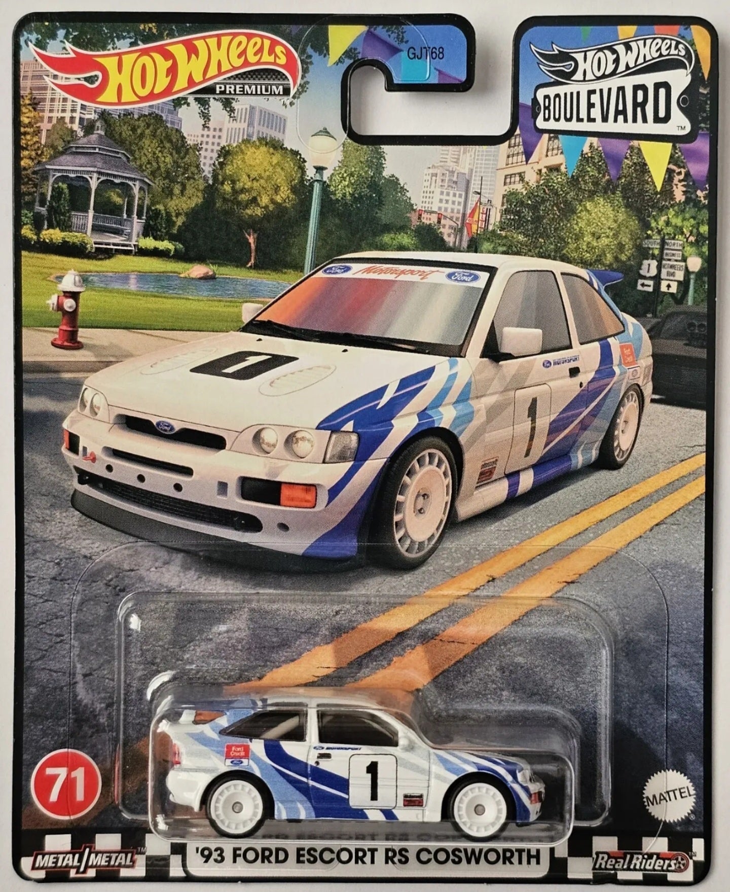 Hot Wheels Boulevard Premium #71 - '93 Ford Escort RS Cosworth